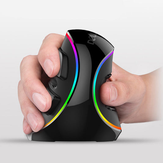 Revolutionary Ergonomics Vertical Gaming Mouse – Wired & Wireless Options with Stunning RGB Lighting for Ultimate Comfort and Performance