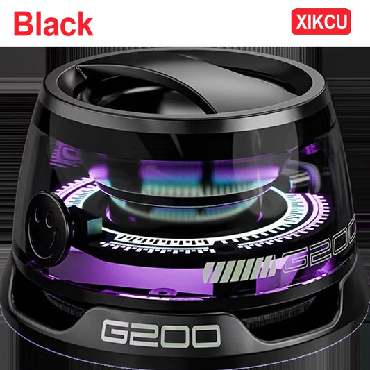 Experience Ultimate Freedom with Our Portable Mini Travel Stereo Bluetooth Speaker - Now with RGB Color Light and Versatile Phone Holder!