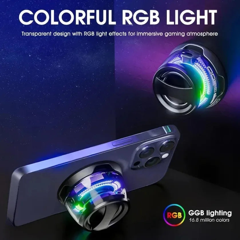 Experience Ultimate Freedom with Our Portable Mini Travel Stereo Bluetooth Speaker - Now with RGB Color Light and Versatile Phone Holder!