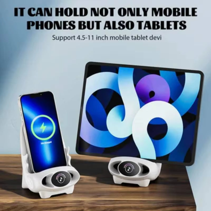 Revolutionary Chair Wireless Phone Holder - Fast Charging Desktop Stand for iPhone and All Qi-Enabled Devices