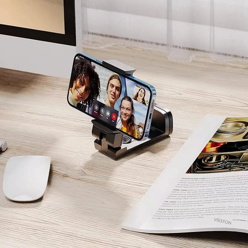 Revolutionary Foldable Adjustable Airplane Phone Holder Stand – Perfect for Travel, Selfies & Entertainment on Flights, Trains, & Car Rides!
