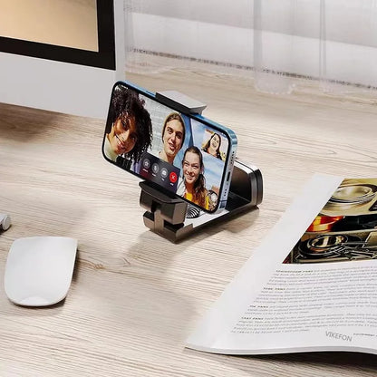Revolutionary Foldable Adjustable Airplane Phone Holder Stand – Perfect for Travel, Selfies & Entertainment on Flights, Trains, & Car Rides!