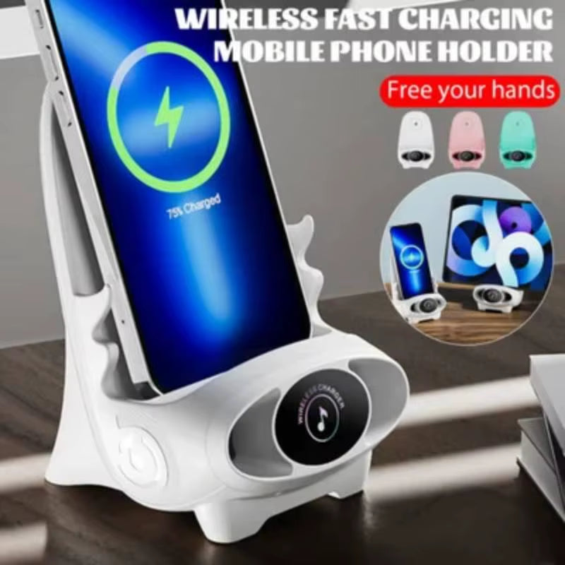 Revolutionary Chair Wireless Phone Holder - Fast Charging Desktop Stand for iPhone and All Qi-Enabled Devices