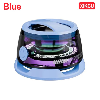 Experience Ultimate Freedom with Our Portable Mini Travel Stereo Bluetooth Speaker - Now with RGB Color Light and Versatile Phone Holder!