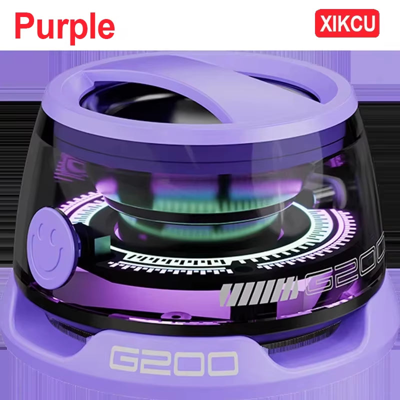Experience Ultimate Freedom with Our Portable Mini Travel Stereo Bluetooth Speaker - Now with RGB Color Light and Versatile Phone Holder!