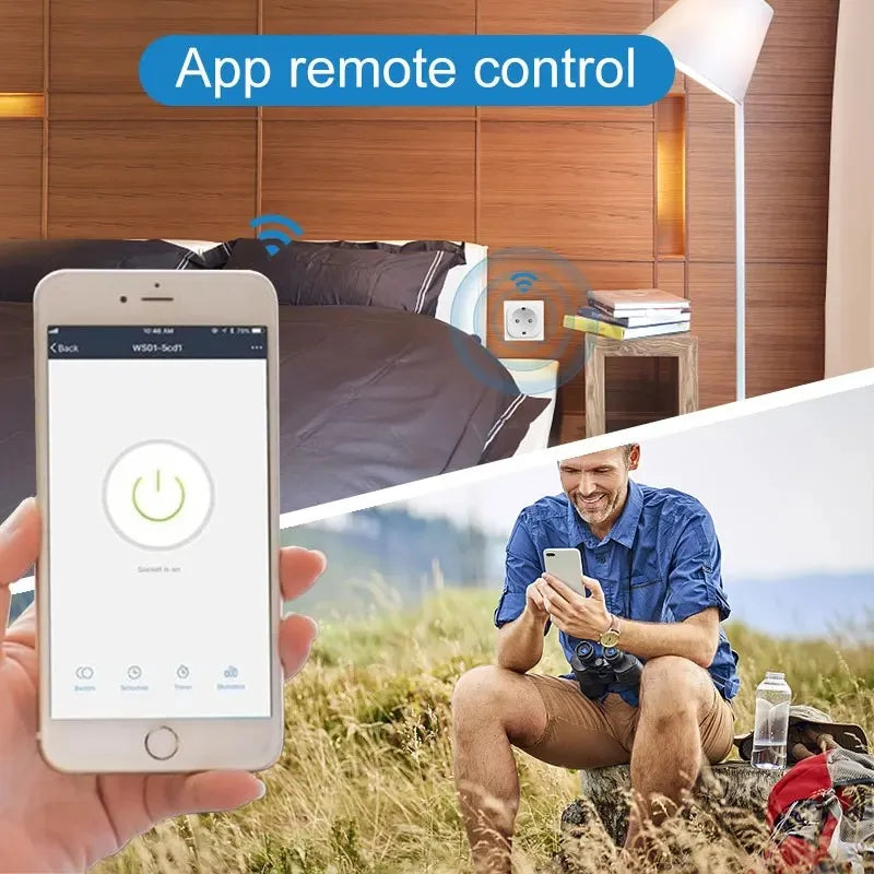 Transform Your Home with the Tuya Smart Socket EU16A/20A: Effortless Wi-Fi Control, Power Monitoring, and Voice Command Support for Google Assistant & Alexa